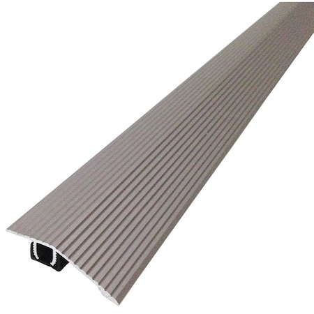 M-D Building Products Seam Binder, 36 in L, 1-13/16 in W, Fluted Surface, Aluminum, Stain Nickel 43318