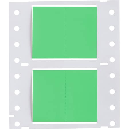 Brady PermaSleeve HX Heat Shrink Double Sided Wire Marking Sleeves, 1 in. Dia x 1 in. W, Green, Roll of 5000 2HX-1000-2-GR-J-2
