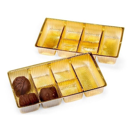 Nashville Wraps Gold Candy Trays, 6-1/4 x 3-1/2 x 1, 200PK M1920