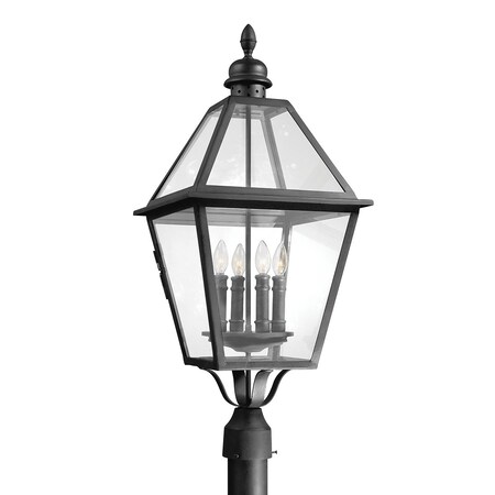 Troy Lighting Townsend 4 Light Post 13.5 In. Textured Black P9626-TBK