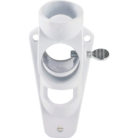 Valley Forge 2-Position 1'' Cast Aluminum White Flag Pole Bracket 60752