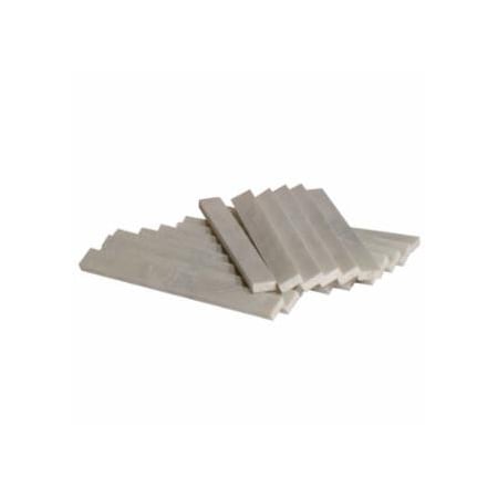 Best Welds Soapstone, Flat, 1/2 in W x 3/16 in H x 5 in L, White, 144PK 900-FL-5