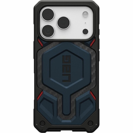 Urban Armor Gear Monarch Pro Case For Apple Iphone 17 Pro - Carbon Fiber Mallard And Red 114513115542