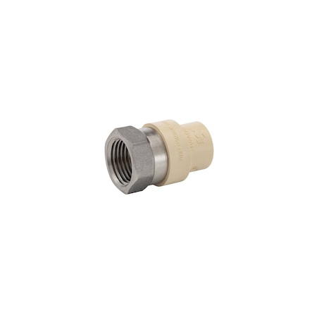 Zoro Select CPVC/SS TRANSITION ADAPTER 164-314SS