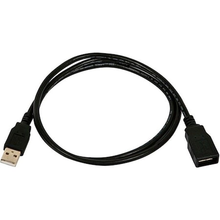 Monoprice USB 2.0 Extension Cable, 3 ft.L, Black 5432