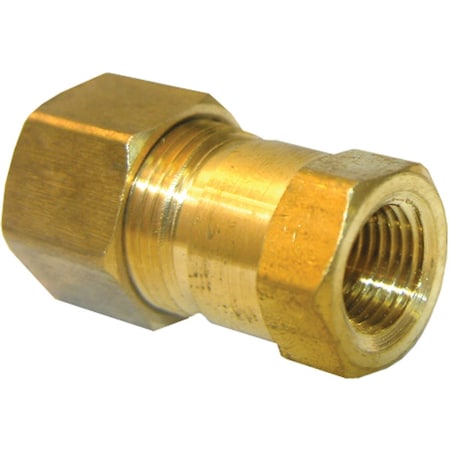 Westlake Pipe & Fittings 3/8'' Cx1/4'' FPT Brass Compression Adapter 17-6633