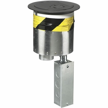 Hubbell Wiring Device-Kellems Recessed 6" Series, Kit S1R6PTBLK