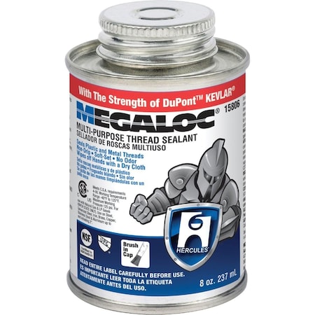Oatey Hercules Megaloc 8 Fl. Oz. Blue Thread Sealant 15806