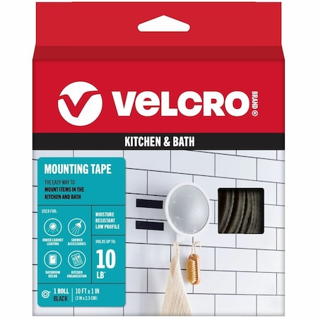 Velcro Brand 1x10 BLK Hook And Loop Tape 91100