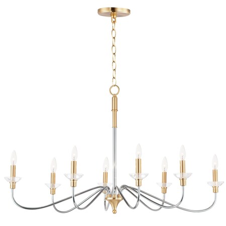 Maxim Clarion 8-Light Chandelier 25378CLPCSBR