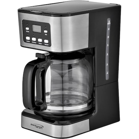 Brentwood Industries SELECT 12 CUP DIGITAL COFFEE MAKER TS-222BK