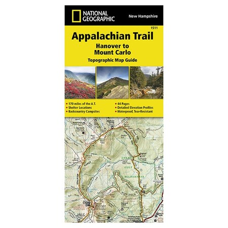 National Geographic Appalachian Trail Hanover to Mount Carlo No. 1511 603306