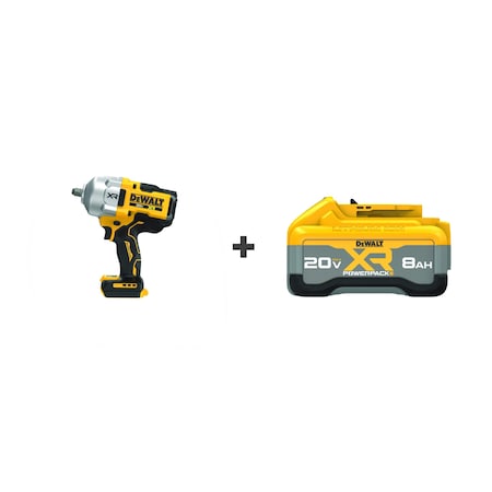 Dewalt 20V 1/2" Cordless Impact Wrench DCF961B/DCB2108