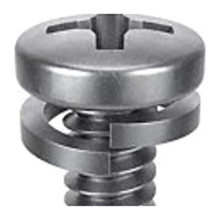 M5-0.80 x 20 mm Phillips Pan Machine Screw, Passivated 18-8 Stainless Steel, 10 PK