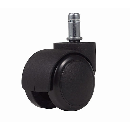 Homeroots Black Soft Dual Wheel Casters Only 372347