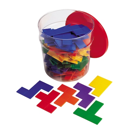 Learning Resources Rainbow Premier Pentominoes, 72-Piece Set LER0286-6