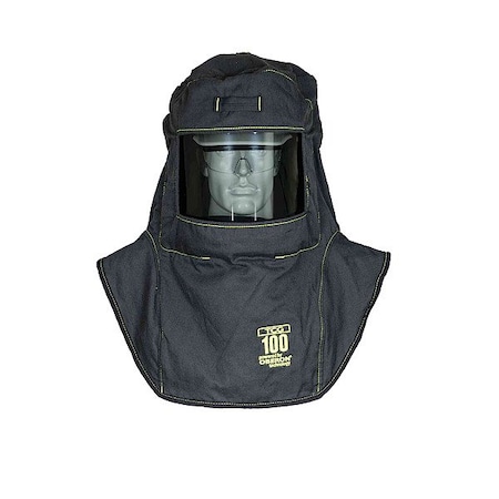 Oberon Arc Flash Hood, Black, Not Applicable TCG100-C