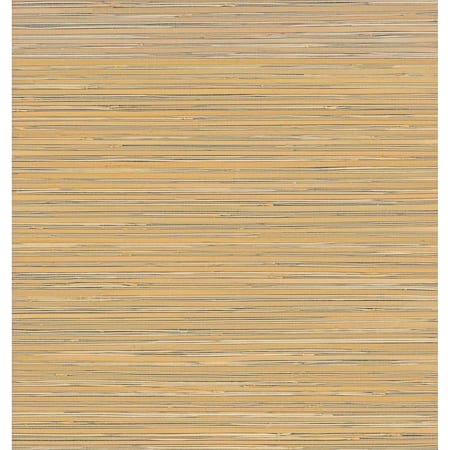 A-Street Prints Ushi Black Grasscloth Wallpaper 2923-88048