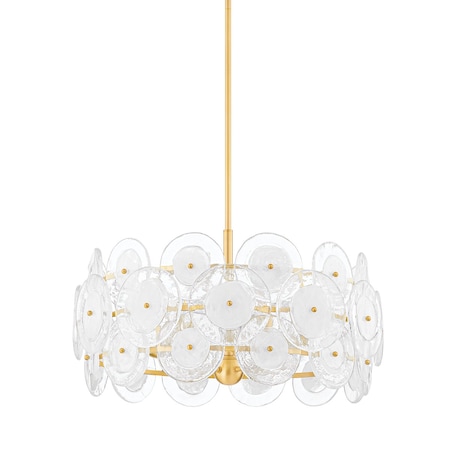Mitzi Zoella 5 Light Chandelier 10.75 In. Aged Brass H810705-AGB