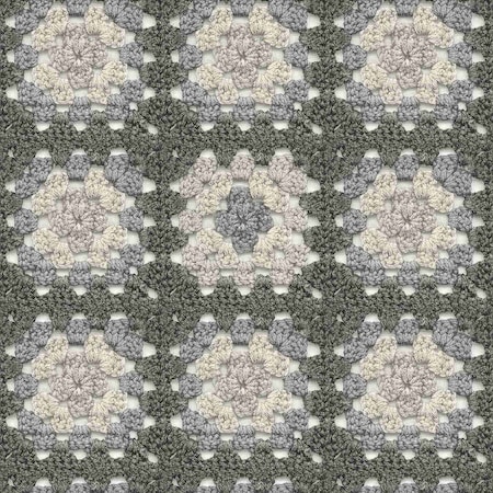 Chesapeake Maud Grey Crochet Geometric Wallpaper 3124-13865