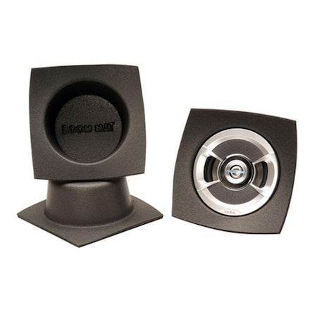 Maxpower 5.25 in. Round Slim Boom Mat Pair Speaker Baffles MA269754