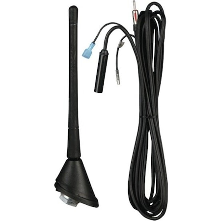 Metra Electronics 7 1-Section Electronic Roof Mount AM-FM Antenna 44UA46