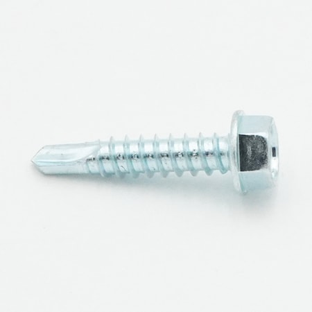 Malco Self-Drilling Screw, #3 x 1 in, Steel Hex Head Hex Drive, 500 PK BT164T