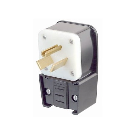 Leviton Industrial Grade Power Angle Plug 50 Amp, 277 Volt 9750-P
