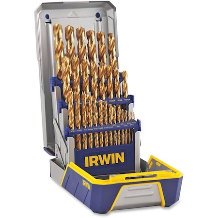 Hanson Hansen 29-Piece Cobalt M-35 Metal Index Reduced Shank Drill Bit Set 3018002