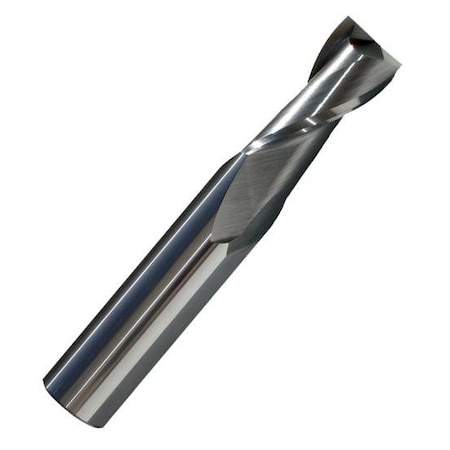 Monster Tool 2 Flute Regular Length End Mill, Single End Square, 6mm diameter, Bright Finish 204-001361