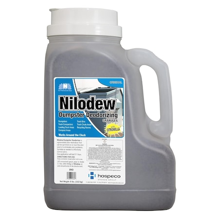 Hospeco Nilodew Dumpster Deodorizer w/Citronella, Original Fragrance - Case of 2, 2PK 8ND