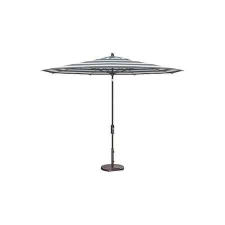 Treasure Garden 11 ft Patio Umbella, aluminum, fiberglass ribs, outdoor, Gateway Coast Stripe UM841-00 14087 Gateway Coast Stripe