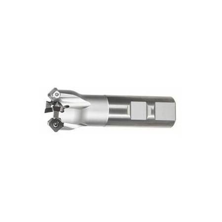 Garant 45 Degree Face Mill, with Weldon Flat, 25mm Diameter, 4 Inserts 214395 25/4