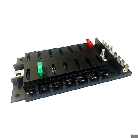 Optifuse Fuse Block for Regular Blade - Ground, 14P BLC-114-G