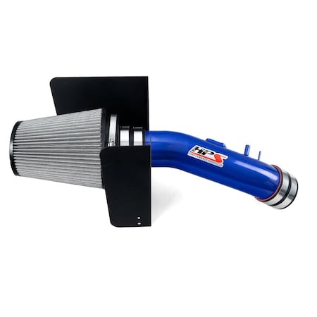 Hps Performance Air Intake Kit with Heat Shield, Blue,  827-629BL
