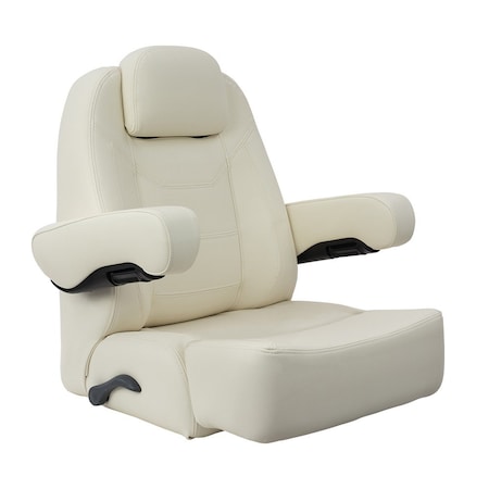 Springfield Marine Springfield Charter Helm Low-Back w/Bloster - Off White 1042145-01