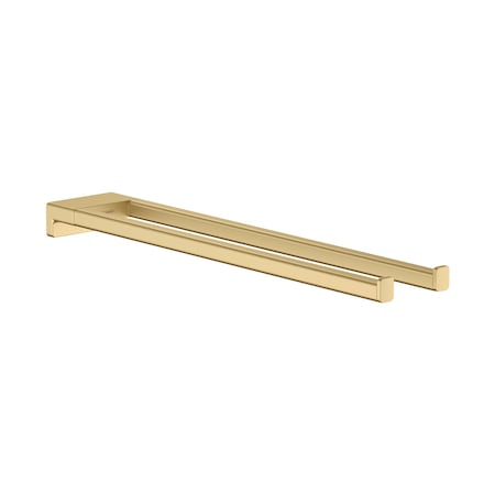 Hansgrohe AddStoris Dual Towel Bar in Brushed Gold Optic 41770250