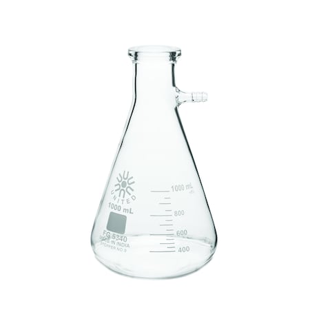Zoro Select Filtering Flask, 1 L, 245 mm H FG5340-1000