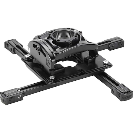 Chief Speed-Connect RPMAU Projector Ceiling Mount with Keyed Locking - Steel - 50 lb - Black RPMAU