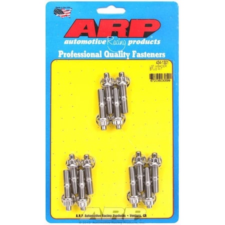 Arp Stainless Steel Chevy LS1 header stud kit A14-4341301