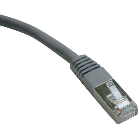 Eaton Tripp Lite Series Cat6 Gigabit Molded Shielded FTP Ethernet Cable RJ45 M/M, PoE, Gray, 50 ft. N125-050-GY
