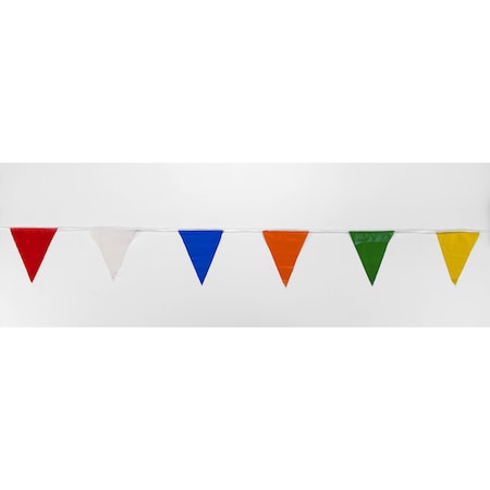 Mutual Industries MULTI PENNANT FLAGS, 10PK 14991