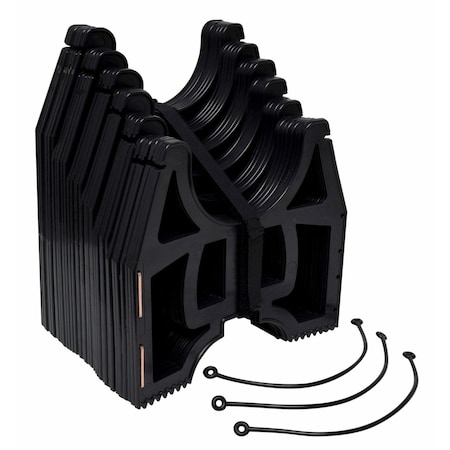 Valterra Sewer Hose Support, 10 Foot Length; 4-1/2 Inch Sewer End Height x 7-1/4 Inch RV End Height S1000