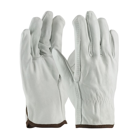 Pip Superior Grade Top Grain Cowhide Leather Drivers Glove, Straight Thumb, 12PK 68-101/L