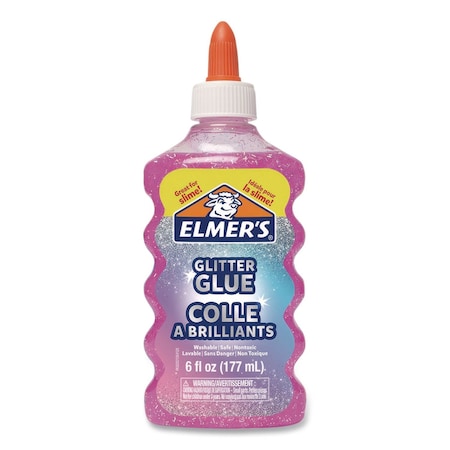 Elmers Glitter Glue, 6 oz Bottle, Randomly Assorted Color 2058579