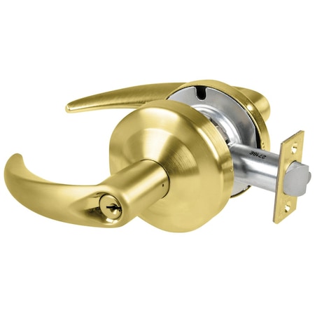 Schlage Grade 2 Office Cylindrical Lock with Field Selectable Vandlgard, Omega Lever, Conventional Cylinder ALX50P OME 606
