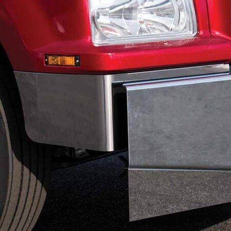 Replacement For Kenworth T660 Year 2009 304 Stainless Steel Lower Fenderbehind-Bumper Trim