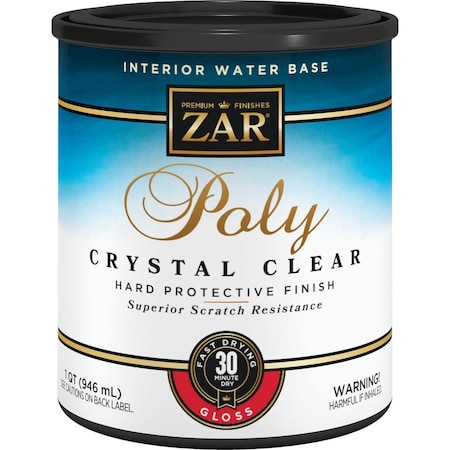 Zar Aqua Gloss Water-Based Interior Polyurethane 1 Qt. 832671