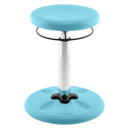 Kore Design Kids Adjustable Tall Wobble Chair for Schools, Classrooms, 16.5-24in tall, Active Seating, Pale Blue 803938