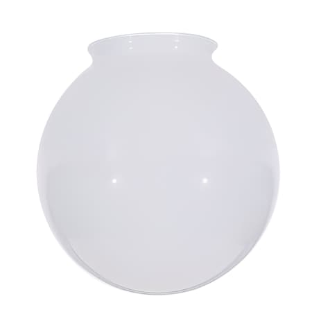 Satco Sprayed Glossy White Ball Shade Diameter 6 inch Fitter 3-1/4 inch 50/143